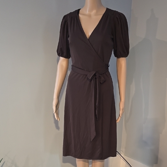 LOFT Dresses & Skirts - Ann Tylot Loft Wrap Midi Dress Size 6
